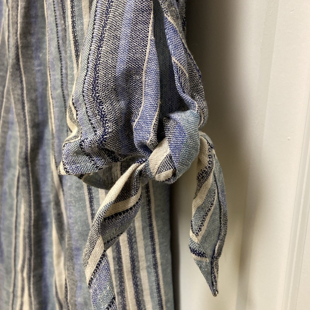 Maven West 100% Linen Off shoulder Top - Picture 4 of 10